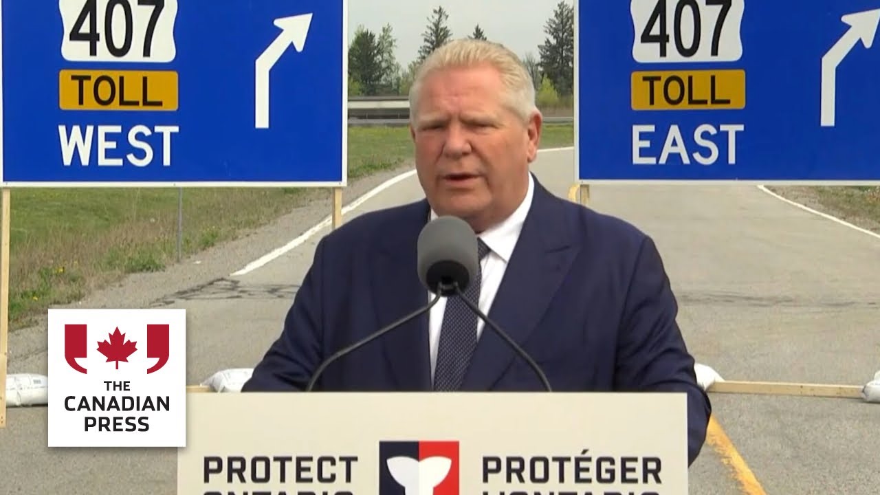 Ontario to make gas tax cut permanent, remove tolls on Hwy 407 East portion