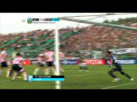 Gol de Aveldaño. Chicago 1 - Unión 0. Fecha 2. Primera División 2015. FPT.