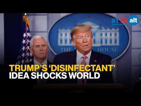 Coronavirus: Trump suggests use of 'disinfectants'; world is shocked