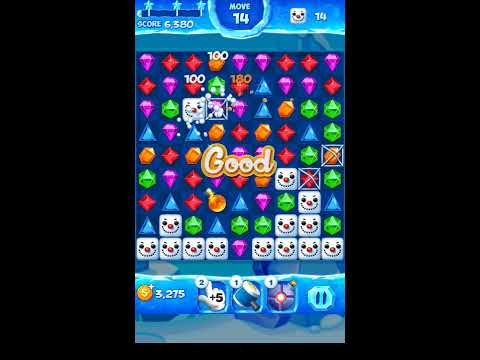 Jewel Pop Mania:Match 3 Puzzle Level 171 ( Ice Cream Town Episode ) - Walkthrough ( No Booster )