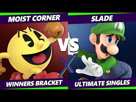 S@X 420 Winners Bracket - Moist Corner (Pac-Man) Vs. Slade (Luigi) Smash Ultimate - SSBU