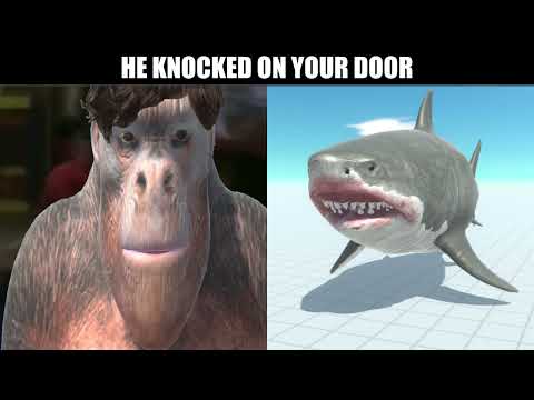 GORO BECOMING SCARED (POV: HE KNOCKED ON YOUR DOOR) - ANIMAL REVOLT BATTLE SIMULATOR