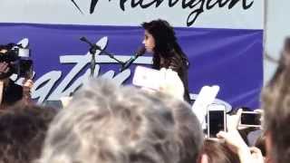 Jena Irene - Performs (LIVE) At The Idol Coming Home Rally Farmington High School