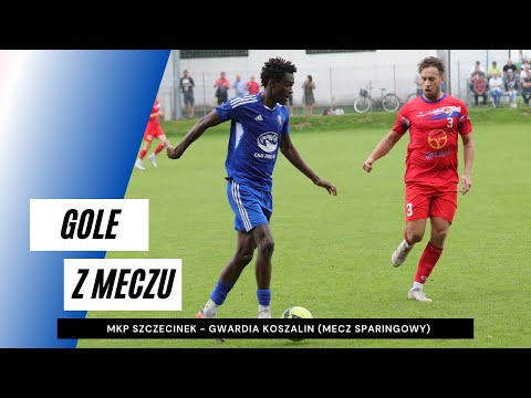 Gole z meczu MKP Szczecinek - Gwardia Koszalin 3:1 (mecz sparingowy)