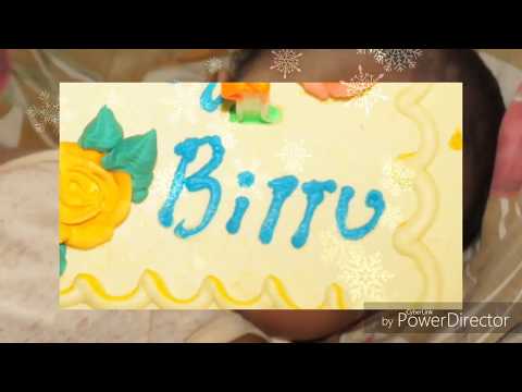 bittu ' s  first birthday celebrations.