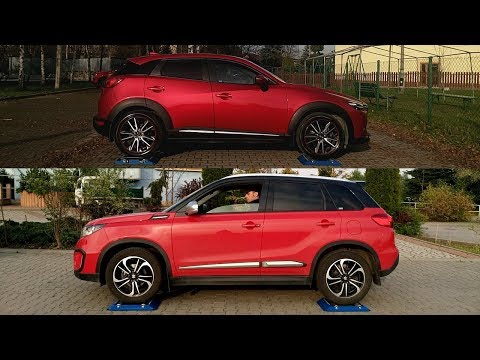 Part 1: Mazda CX-3 AWD vs Suzuki Vitara S All Grip - 4x4 test on rollers