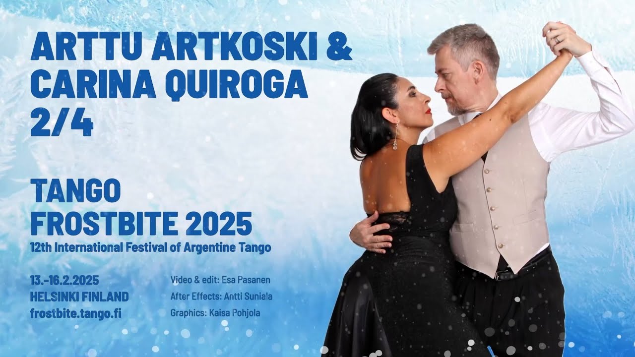Video thumbnail for Tango Frostbite 2025 - Arttu Artkoski & Carina Quiroga 2/4