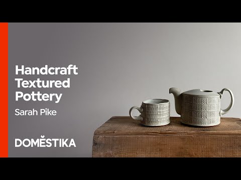 Stamp Making for Textured Pottery - Course by Sarah Pike | Domestika English