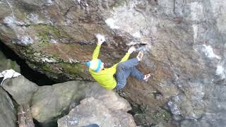 Video thumbnail de Heel from Steel, 8A/A+. Bahratal