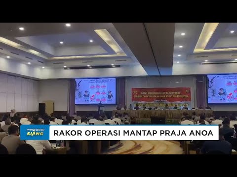 KAPOLDA SULTRA BUKA RAKOR LINTAS SEKTORAL OPERASI MANTAP PRAJA ANOA 2024