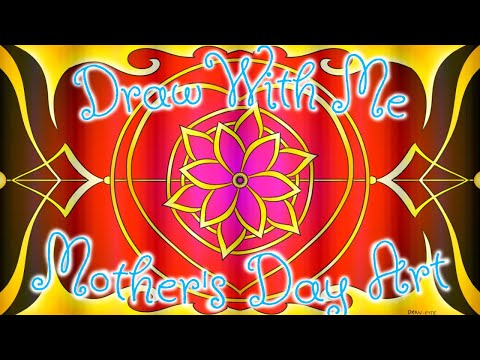 Draw with me | STUNNING Mothers Day Art in 5 Minutes!
