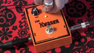 Crockettdial Productions KWAKER fuzz distortion guitar effects pedal demo