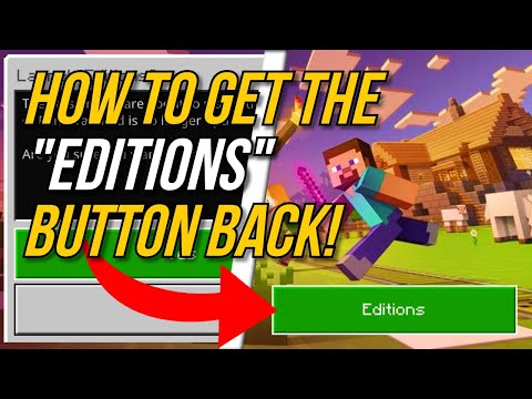 Minecraft PS4 BEDROCK EDITION - How To Get The "Editions" Button Back! - TU 2.08 - (Easy Tutorial)