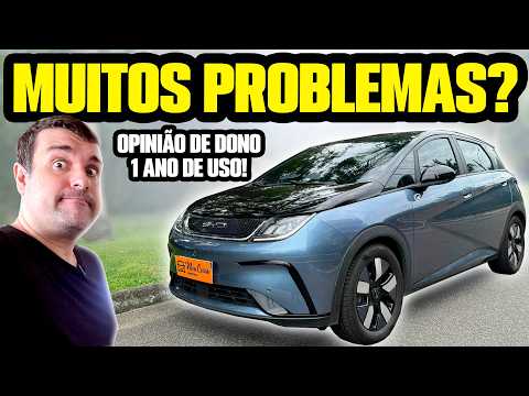 BATEU ARREPENDIMENTO? BYD DOLPHIN! OPINIÃO REAL e HONESTA DE DONO APÓS 1 ANO! DEFEITOS e GARANTIA!