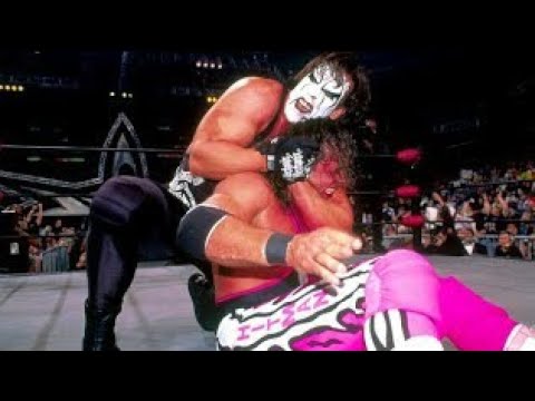 WCW MONDAY NITRO 1999 Sting Vs Bret Hart Highlights