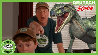 Riesen-Dinosaurier kämpft gegen geheimnisvolles Haustier | T-Rex Ranch - Dinosaurier für Kinder