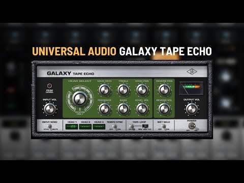 How To Use The Galaxy Tape Echo Plugin By Universal Audio | UAD