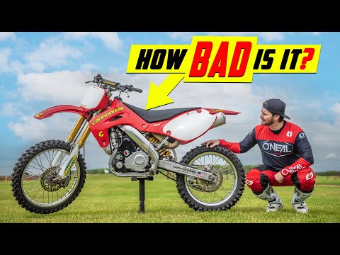 Riding the WORST Motocross Bike Of All Time!