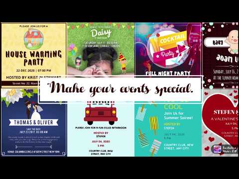 Invitation Maker 2.0 Video
