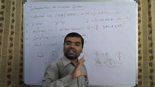 Number System, Natural, Integer, Rational, Irrational, Real Line & XY Plane in hindi