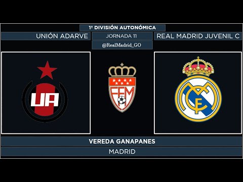 Unión Adarve - Real Madrid Juvenil C | 1ª División Autonómica Juvenil 2021/22 | Jornada 11