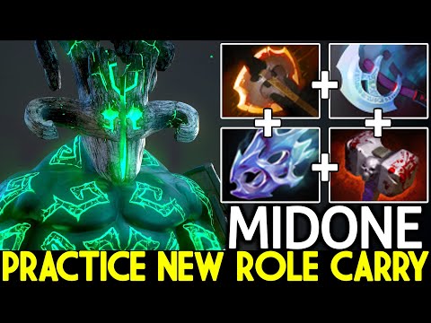 MIDONE [Juggernaut] Practice New Role Carry Team OG Dota 2