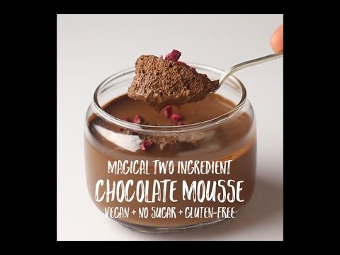 Fluffy vegan chocolate mousse with aquafaba - Lazy Cat Kitchen