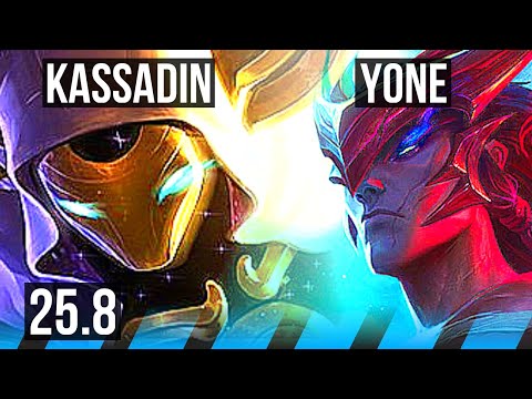 KASSADIN vs YONE (MID) | EUW Challenger | 25.8