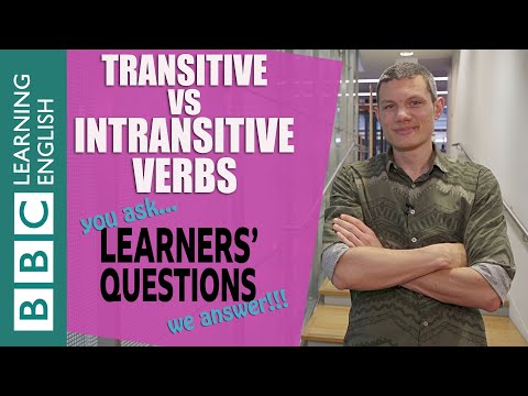 移動動詞と非移動動詞 - 学習者の質問 (Transitive and intransitive verbs - Learners' Questions)