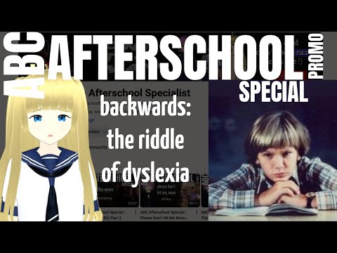 ABC Afterschool Special | Backwards: The Riddle of Dyslexia (1984) Promo