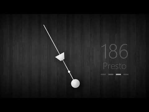 BPM 186 Tempo Metronome（メトロノーム）4/4 拍子 テンポ