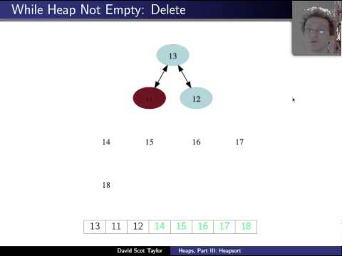 Heaps, Part 3:  HeapSort