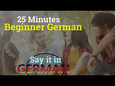 Learn German in 25 Minutes | German 101