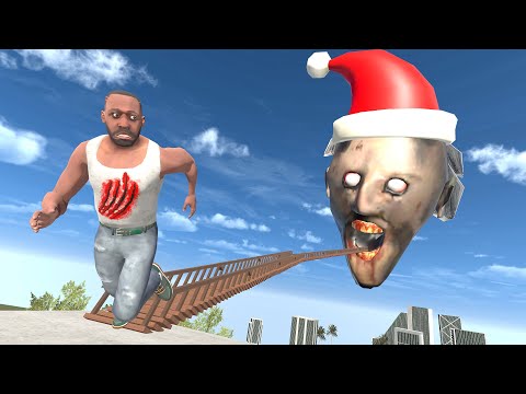 Franklin Found Secret Stairway To Granny House In Indian Bike Driving 3d