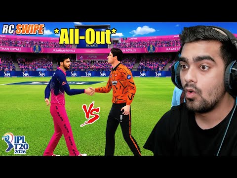 Eliminator! SRH Vs RR *ALL-OUT* IPL 2026 RC Swipe (Hardcore Dynamic)