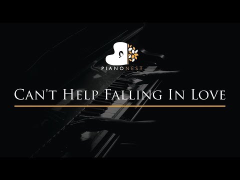 Can't Help Falling In Love - Piano Karaoke / Sing Along Cover with Lyrics