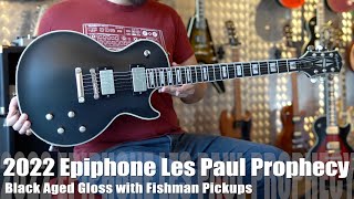 Video thumbnail for Two guitars are never the same - Epiphone Les Paul Prophecy Black Aged Gloss by George V Guitars