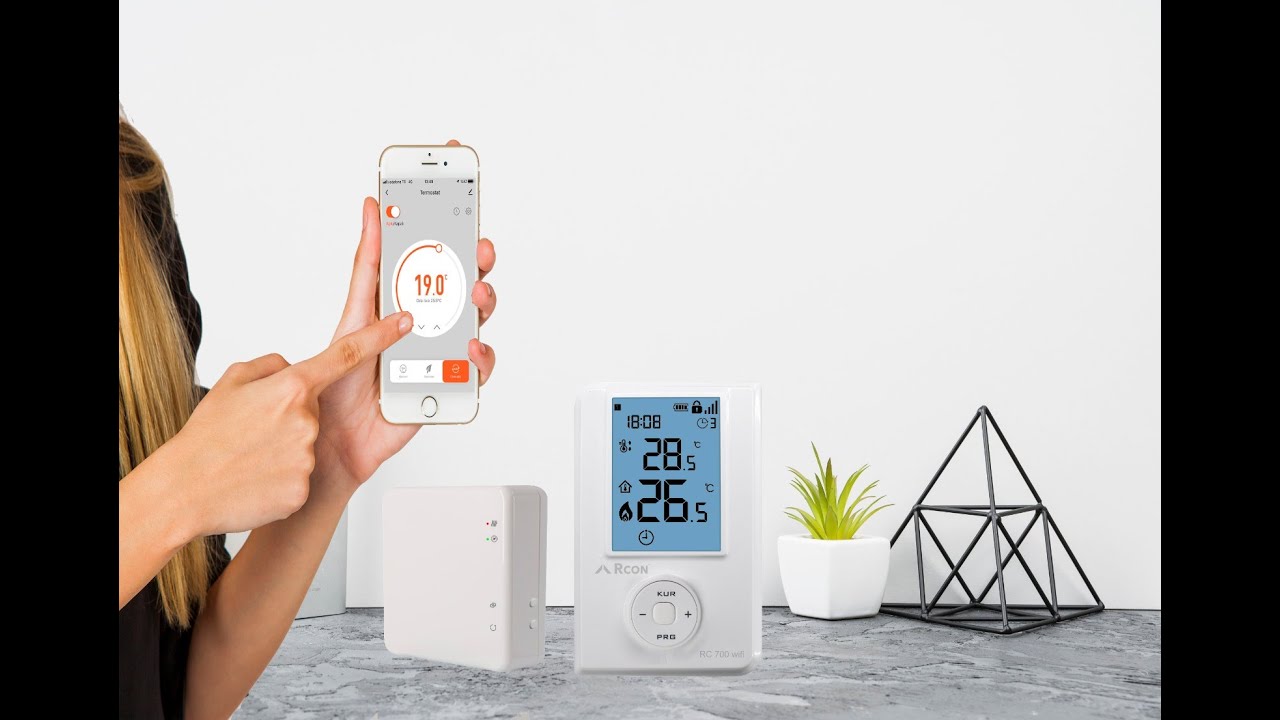 RCON RC 700  WİFİ TERMOSTAT TANITIM VE KURULUM 1