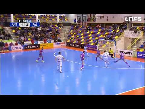 Gol Pablo Ibarra (2-4) Be Soccer CD UMA Antequera - Palma Futsal. J19, 1Div. LNFS