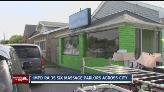 IMPD Raids six massage parlors across city