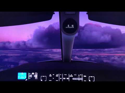 iPad glass cockpit in action in Flight Simulator 2020