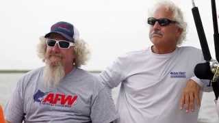 Jerry Gaffs Himself with an Anchor