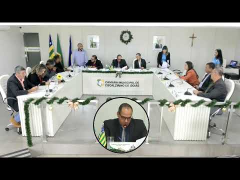 8ª Sessão Extraordinária com os Vereadores de Cocalzinho de Goiás em: 19/12/2025