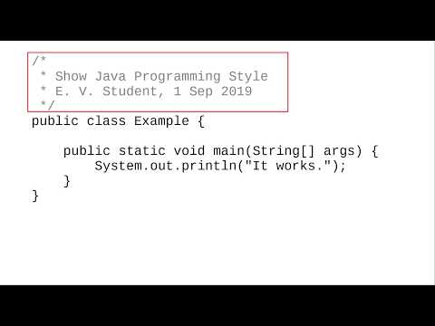 Chapter 1 Java Programming Style