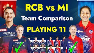 WPL 2023 | RCB vs DC Comparison 2023 | RCB vs DC Playing 11 2023