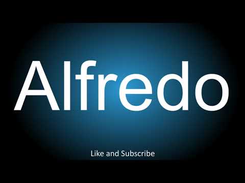 How to correctly pronounce in Italian and Spanish - Alfredo.