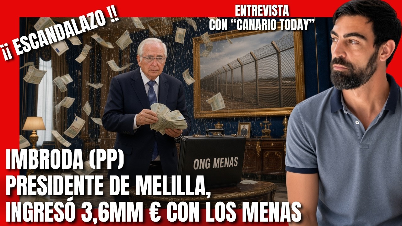 IMBRODA (PP), PRESIDENTE DE MELILLA, INGRESÓ 3,6 MILLONES DE EUROS CON LOS MENAS. #ceuta #marruecos