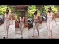 Hottie Malaika Arora Looks Very Hot In Tight Gym Outfit Get Snapped At Divya Yoga Class In Bandra