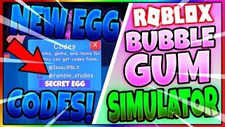 Bubble Gum Simulator Roblox Codes 2018 November à¤® à¤« à¤¤ - new egg codes bubble gum simulator roblox update