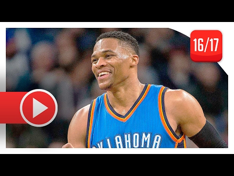 Russell Westbrook Full Highlights vs Spurs (2017.01.31) - 27 Pts, 14 Ast
